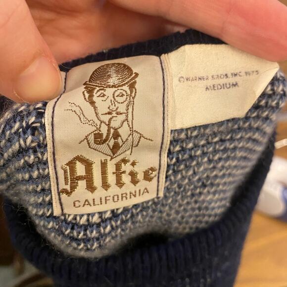 Vintage 1975 Alfie California bugs bunny Sweater - M - Picture 2 of 4